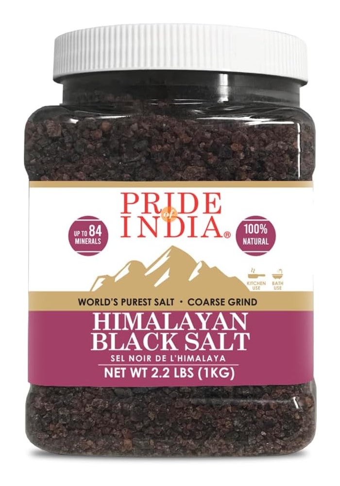 Pride of India Himalayan Black Salt - Coarse Grind - Image 1